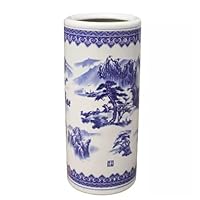 Amazon｜傘立てラック - 玄関用磁器セラミック傘立て - ヴィンテージ傘