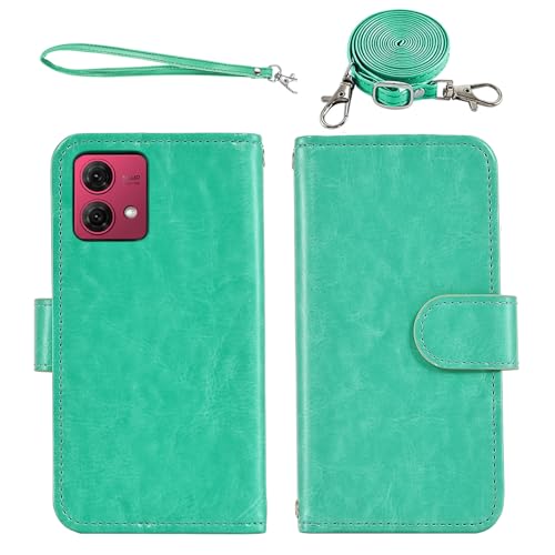 Coque Motorola Moto G84 5G portefeuille à fermeture éclair