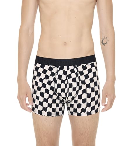 Happy Socks 3-Pack Black Mix Short Boxers, Black, L