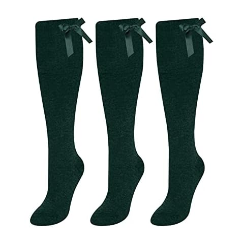 adam & eesa Girls Knee High Bow Socks Cover