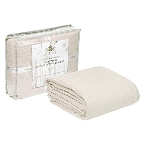 HILLFAIR 100% Combed Cotton Blanket Cover