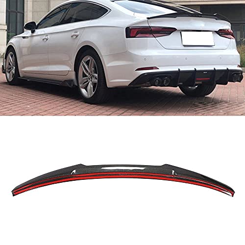 Aileron de lèvre de botte Audi S5 Sline en fiber de carbone véritable