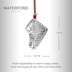 Waterford Babys First Boot Ornament 2024