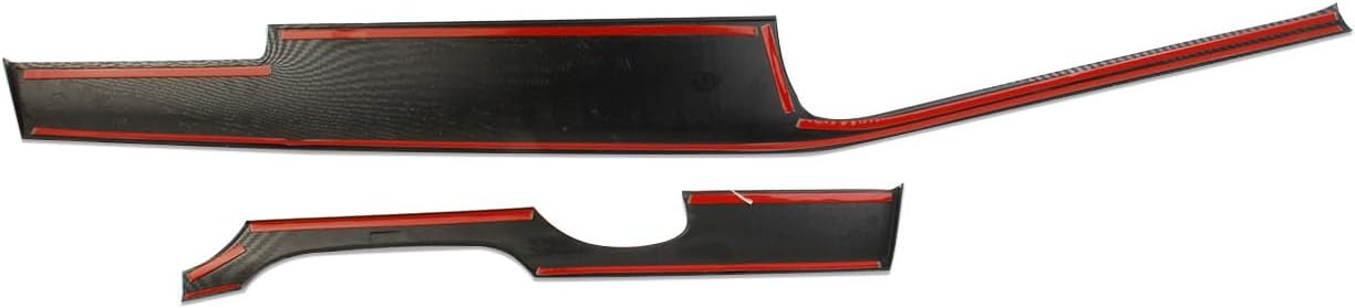 Korlot Carbon Fiber Style Center Console Dashboard Panel Decor Protective Cover Trim for KIA K5 2021-2024