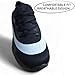 Tennis Shoes Men, Casual Walking Shoes, Snickers Shoes Men, Tennis Shoes Non Slip Running Shoes Lightweight Workout Shoes Breathable Mesh Fashion Sneakers Black/White