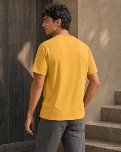Image of Nobero 100% Cotton T Shirts for Men Stylish | Regular Fit | Graphic Printed T Shirts for Men 180 GSM Combed Cotton | Round Neck Half Sleeve | Pack of 3