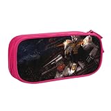 機動戦士ガンダム おしゃれ大容量ペンポーチ 学習用品通学筆箱 小物収納ツールペンケース Pink