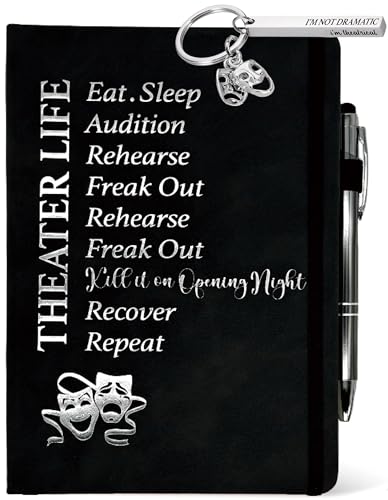 Journal de vie de théâtre A5 pour ne plus perdre vos notes de scène