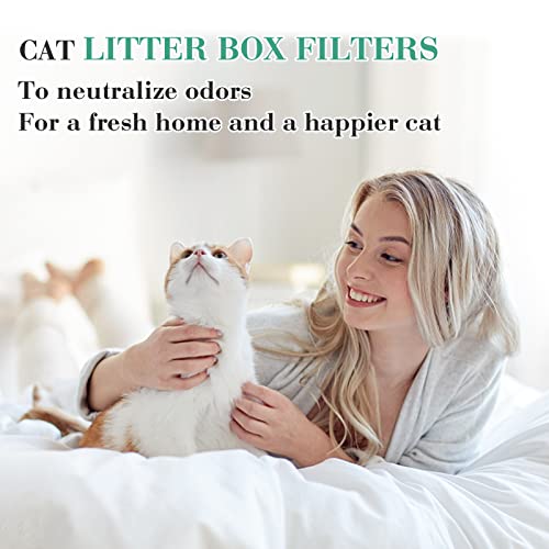 6 Pack Carbon Filters Compatible With Litter-Robot 3 - Thickened And Durable Replacement Filters For Litter-Robot To Absorb Odors Control Damp From Pets And Keep Home Fresh #TOP4