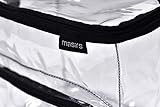 Masirs Clear Lunch Bag, Durable PVC Plastic See Through Lunch Bag with Adjustable Shoulder Strap Handle for Prison Correctional Officers, Work, School, Stadium Approved, Freezer Proof, (Large) - Image 6