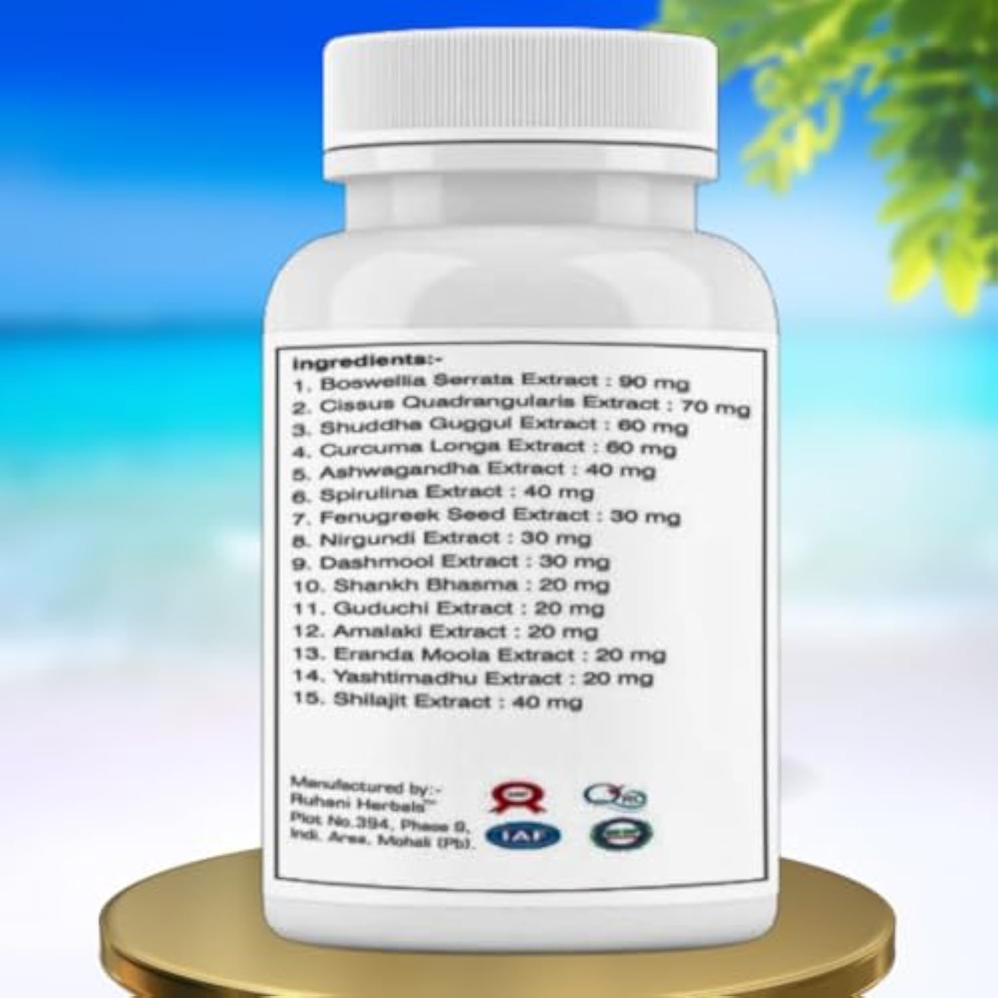 Joint Support Tablet Plant Based 60 Veg Tablets