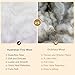 YOUR MOON 100% Pure Wool Queen Size, Australian Organic Natural Wool Blankets, Hypoallergenic Blanket for Bed, Medium Weight(Coffee, 90 * 90)