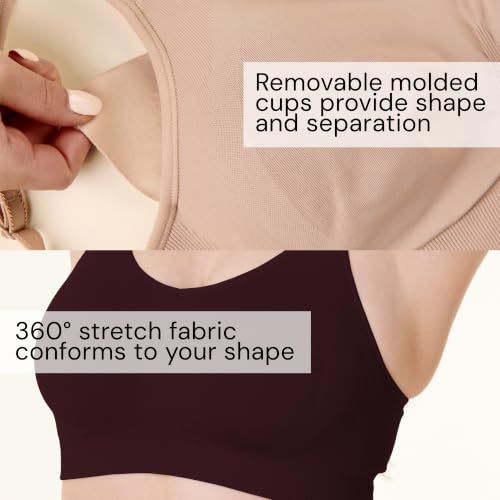 Image of Bravado Designs Everyday Bras for Women, Sculpt Full Coverage, Supportive T-Shirt Bra, Smoothing Seamless Stretch Wirefree