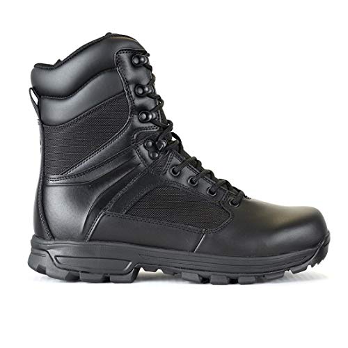 LA Police Gear Sector 8" Side-Zip Duty Boot, Men's Tactical Boots, Black Boots for Men2