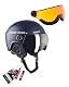 Black Crevice Skihelm Arlberg mit 2 Visier in Navy/White, S/M