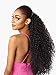 Sensationnel Instant Weave Half Wig - 5 Synthetic Blendwig Adjustable Drawstring for Seamless Hair Blending (1 JETBLACK)