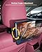 Car Headrest Mount Holders for Dual Screen Portable DVD Player, Twin Car DVD Player Headrest Mounts for WONNIE/Sylvania/NAVISKAUTO Portable DVD Player, 2 Sets Seat Headrest Brackets