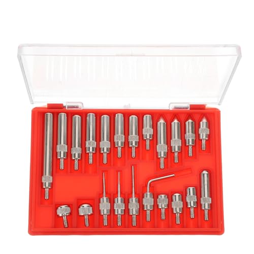 Healeved High Precision 22-Piece Dial Test Indicator Set Electronic Tip Universal Mount and Assembly for Mechanics