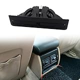 Cakievro Front Black Console Cup Holder for BMW E39 525i 528i 530i 540i M5 525 530 97-03 Auto Replacement Parts (Rear)