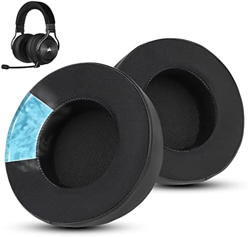 Cooling-Gel Replacement Ear Pads for Corsair Virtuoso Headset, Corsair Virtuoso Earpads Compatible with Virtuoso RGB Wireless XT/SE, Memory Foam Corsair Headset Earpad Replacement