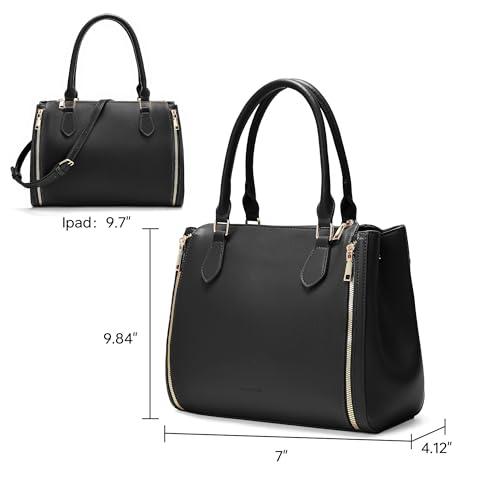 Bolso Satchel crossbody de cuero para mujer con correas ajustables miniatura 4