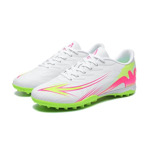 Image of Soccer Cleats for Mens Womens High Tops Lace Up Unisex Football Shoes Indoor Turf Soccer Shoes AG FG TF for Beginners to Advanced Players