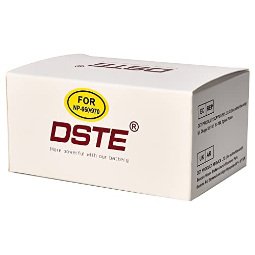 DSTE Rechargeable Li-ION Battery for for Sony NP-F975, NP-F970, NP-F960, NP-F950, MP-F930