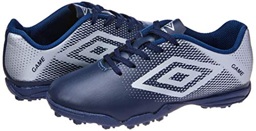 Chuteira Society Game Jr, Umbro, Criança Unissex, Marinho/Prata, 32
