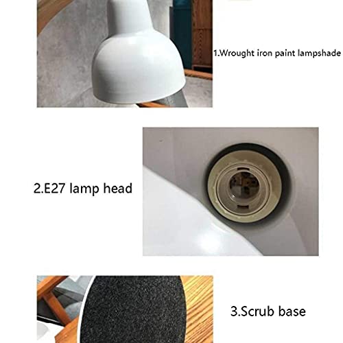 Yesbtx Table Lamp Reading Lamp Decorative Bedside, Minimalist Bedroom Lamp,Personalized White Light Eye Protection Bedside Desk Lamp,Push Button,22.9X15''/Push Button/22.9 * 15'' #TOP3