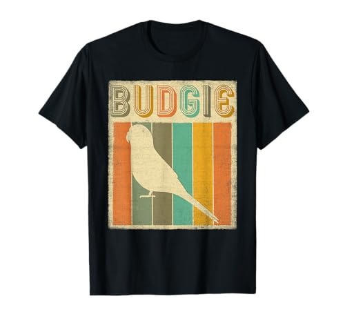 Camiseta Vintage Classic Retro Budgie Camiseta