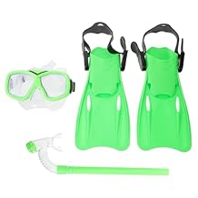 1 Set Snorkeling Gear for Adults High Definition Diving Mask Anti-Leak Lightweight Dive Fins - Diving Accessories for Swimming