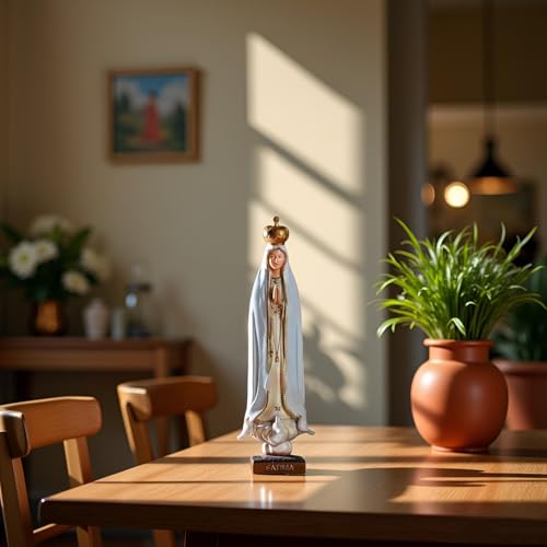 Estatua de Nuestra Señora de la Gracia 8.26 in H miniatura 4