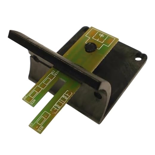 Easyricambi - Medidor de flujo de aire para estufa de pellets, sensor de flujo de aire, modelo LINX para Edilkamin 232770 295550, medidas 45 x 28 x 7 mm (recambio soporte negro)