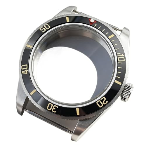 39mm �V���o�[���v�P�[�X�A�T�t�@�C�A�N���X�^���t���ANH34 NH35 NH36 ETA2824 PT5000 �����������[�u�����g�p - 316L �X�e�����X�X�`�[���f�U�C��(A5,Steel Back ETA2824)