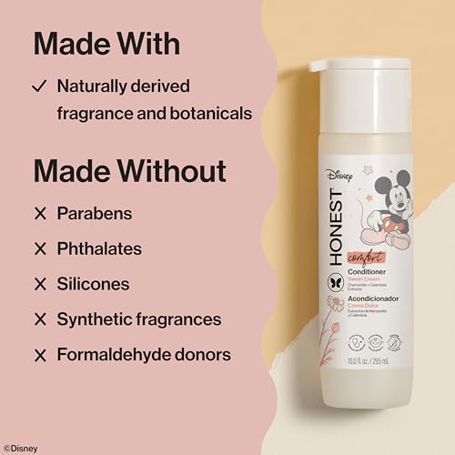 Image of The Honest Company Conditioner, Disney's Mickey Mouse Comfort Sweet Cream