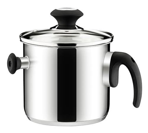 Tescoma doppelwandiger Simmertopf mit Deckel und Überdruckventil, induktionsgeeignet, Ø 16 cm, 2l