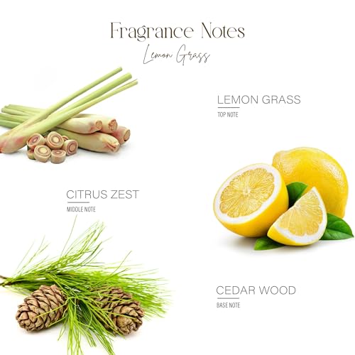 Image of BSOUL Lemongrass Car Air Vent Clip 8ml Pack Of 2 | Natural Fresh Citrus Aroma | Long-Lasting AC Vent Car Perfume | Stress Relief, Mood Booster & Mosquito Repellent | Premium Liquid Fragrance (Green)