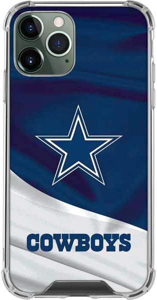 Skinit Clear Phone Case Compatible with iPhone 11 Pro Max - Officially Licensed NFL Dallas Cowboys Design