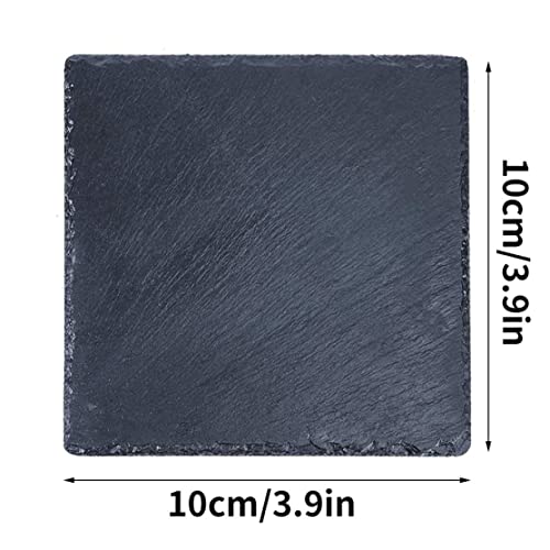 Yapthes Reptile Habitat Rock, Aquarium Slate Reptile Habitat Rock Tortoise Slate Reptile Basking Platform Feeding Dish Black S, Reptile Basking Platform #TOP3