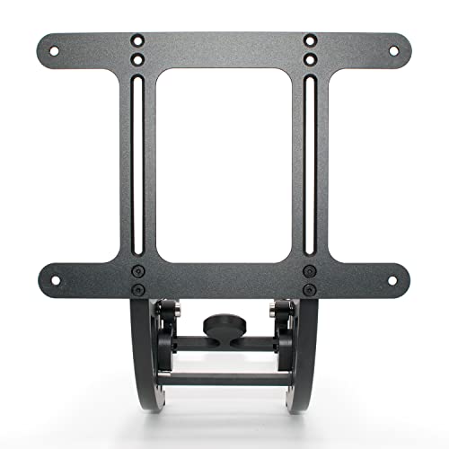 Tesfram Front License Plate Mount For 2023-2020 Tesla Model Y - Upgrade Grille-Safe, (Usa Patent), Height-Adjustable, High-Density Metal-Made, No Holes License Plate Frame (Second Generation Design) #TOP17
