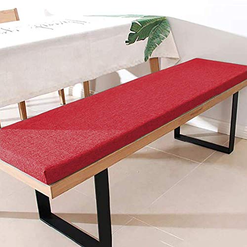 Coussin de chaise de salle à manger extérieur 180x50 cm épais à attaches