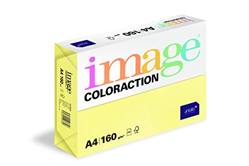 Image Coloraction FSC4 - Papel de impresión (A4, 210 x 297 mm, 160 g/m²), color amarillo