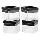 Vitrinen für Mineralproben, 10 Stück, Display für Schmuck und Pokerchips