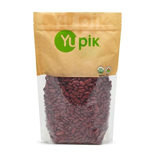 Yupik Beans Organic Dark Red Kidney, 2.2 lb