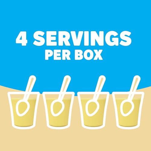 Image of Jell-O Instant Pudding & Pie Filling Mix, Vanilla Flavored, Creamy Dessert Mix for Baking, Pies & No-Bake Recipes, 1 oz (Pack of 6)