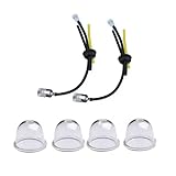 SCOCCA 草刈払機燃料ホース 丸山製作所 刈払機 パーツ グロメット付 タナカ 刈払機 部品 刈払機部品 草刈払機燃料ホース オイルパイプフィルターアセンブリ（2セット）