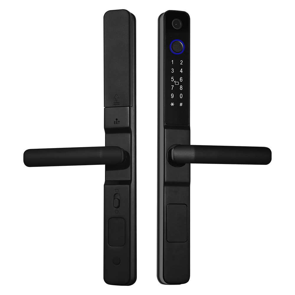NEO NX-6D Smart Door Lock with 3D Face Recognition, Fingerprint, WiFi App, PIN Password, RFID Card & Key Unlock | IP66 Waterproof Digital Biometric Lock for Wooden, Aluminium & Security Doors-image-27