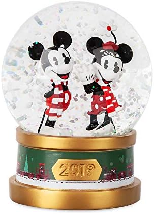Dis Mickey and Minnie Mouse Holiday Snowglobe 2019