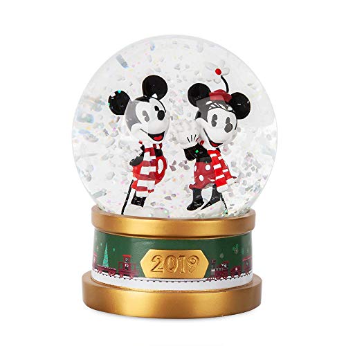 Dis Mickey and Minnie Mouse Holiday Snowglobe 2019