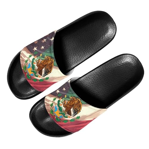 Image of Footwear for Mens Open Toe Athletic Sandals Anti-Slip Sole Slide Sandals Pillow House Flat Shoes Comfortable Slip On Slippers for Indoor & Outdoor
